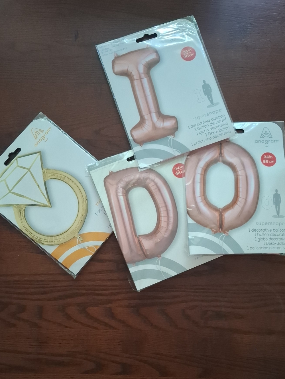 NWT Anagram Decorative Helium Balloons